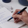 Parker IM Vibrant Rings Fountain Pen | Satin Black Lacquer