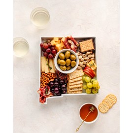 FIFTY UNITED PLATES New Mexico Shaped Baking Dish Serving Platter or Decorative Tray Charming Porcelain Bakeware Oven Microwave and Dishwasher Safe