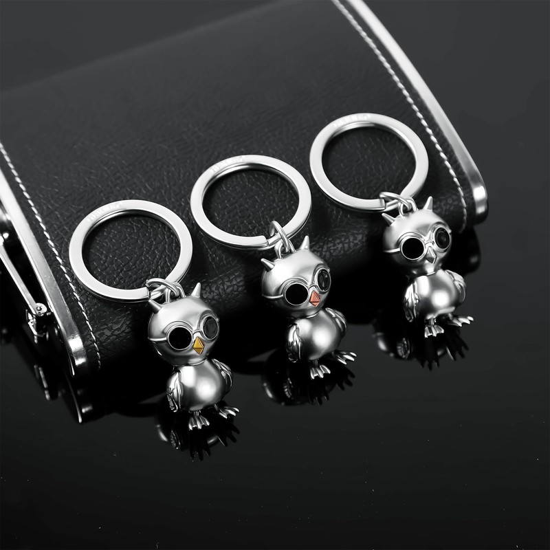 GERNEO® Premium Owl Keyring Oscar - Protector & Lucky Charm