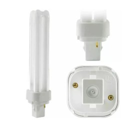 EiKO (2 Pack) 26 watt 5000 Warm White 2Pin G24D-3 Base Compact Fluorescent Quad Tube