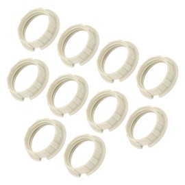 sourcing map G9 Light Socket Rings Lamp Shade Holder Adapter Ring Replacement for Light Fixtures, White Pack of 10