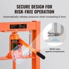 VEVOR Hydraulic Shop Press, 6 Ton/13000lbs, H-Frame, 4-Hold Adjustable Height,