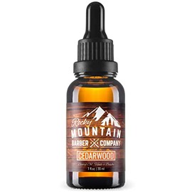 Beard Oil & Leave-in Conditioner - 100% Natural - Cold-Pressed 9 Oil Blend with Cedarwood Scent, Nutrient Rich Eucalyptus, Jojoba, Tea Tree, Coconut Oil