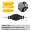 Suvnie Gasoline Siphone Hose, Fuel Transfer Pump with Brass Tip
