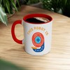 Tasse in Premium-Qualität, Rot – This Robot is 9 Celebration