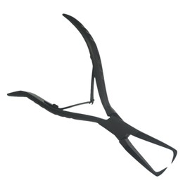 perfeclan Hair Styling Plier Stainless Steel Multifunctional Sealing Clamp Pliers Tool for Females Hair Short and Thin Threader Salon, Black