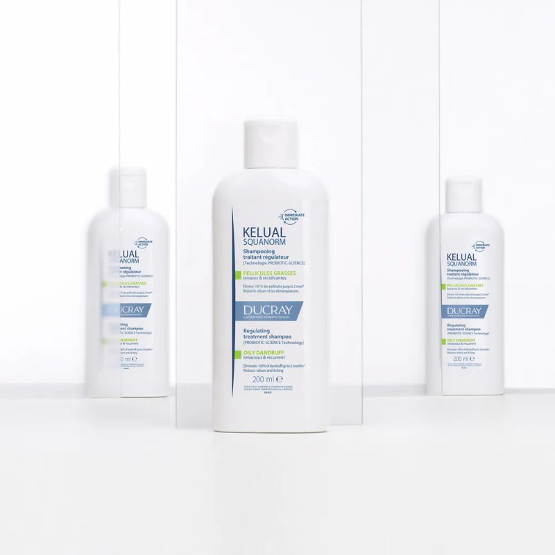 Shampoo Ducray Kelual Squanorm 200 ml para Caspa Grasa con