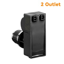 onlyfire 2 Male Outlets Universal Spark Generator AA Battery Tact Push Button Switch Electric Igniter Replacement for Select Gas Grill Models by Brinkmann, Broil-Mate, Broilmaster and Others