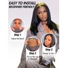 eool Layered Wig Face-Framing Glueless Wigs Human Hair Pre Plucked