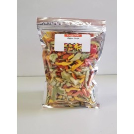 Eterna Fresh Freeze Dried Mixed Pepper Strips Camping Hiking Survival Storage Food CERTIFIED