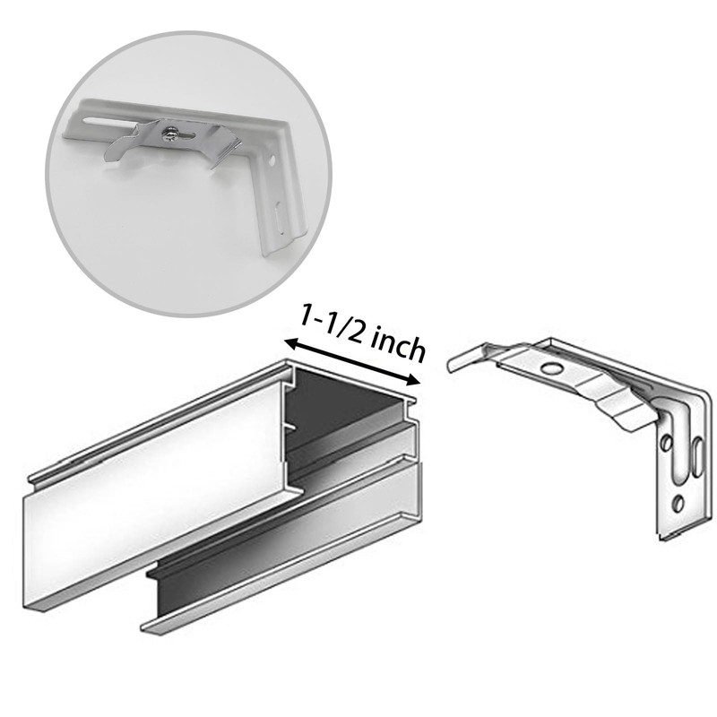 Rhixidenc 8 PCS Vertical Blind L Bracket, Vertical Blind Bracket