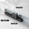 FINOSEN 32inch Concealed Sliding Barn Door Hardware with Soft Close