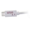 C2G USB-C To DisplayPort Adapter Converter - White