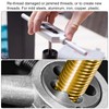 sourcing map 3pcs Metric Hand Tap & Die Set, M12