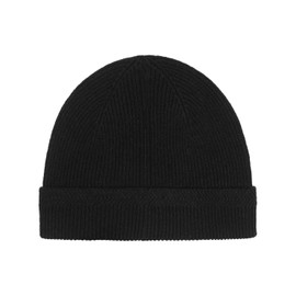 Lyle & Scott Racked Rib Beanie True Black One Size