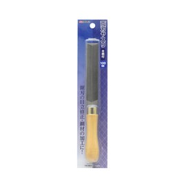 Takagi Double-edged File with Wooden Handle 3.9 inches (100 mm)