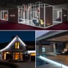 ISUERFY 12M/40ft Dimmable LED Rope Light, Cuttable Waterproof Indoor Outdoor