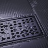 Orhemus Linear Shower Floor Drain with Removable Cover Grid Grate