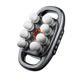 LEVILO 8-Drive Massage Gun Set, Percussion Massager, with 8 Massages Heads, Quiet Muscle Massage for Back, Shoulders, Legs, Foot, for Relax, Injuries and Stiffness Muscle