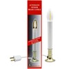 Creative Hobbies® Pack of 6 Electric Window Candle with On/Off
