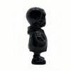 JRVIPSJ Black Skeleton Decoration Ghost Figurine Crystal Ghost Carving Human