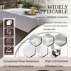 12 Pack White Tablecloths for Rectangle Tables, 60 x 126