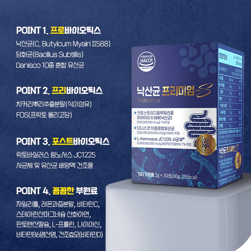 biopharmaceutical Premium Miyairi Lactobacillus Probiotics Intestinal Health Colon Lactobacillus 30