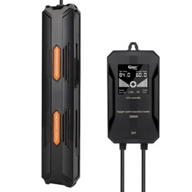 hygger Aquarium Heater, 100W/200W/300W/500W/800W Submersible Fish Tank Heater with Over-Temperature Protection and Automatic Power-Off Fish Heater with Digital Controller for Freshwater and Saltwater