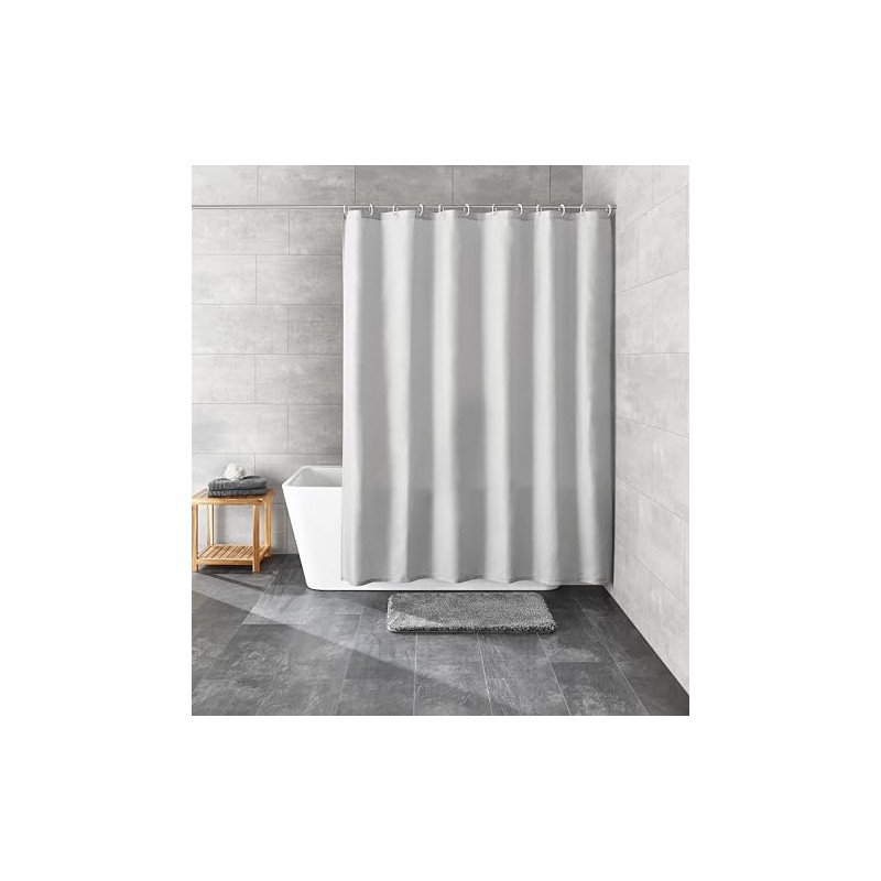 Kleine Wolke Kito Shower Curtain Textile PES Fog 120 x