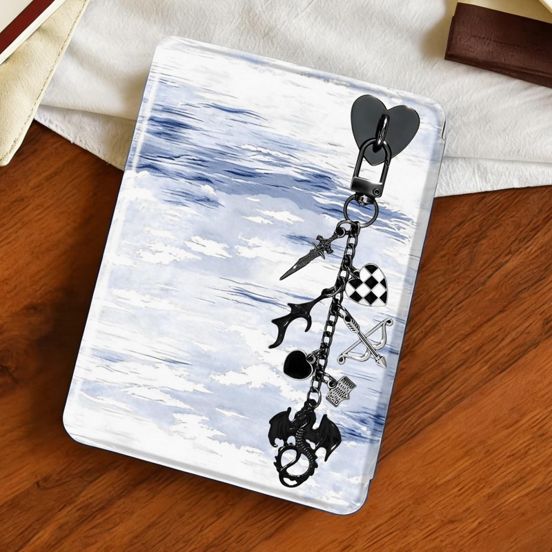 Sxdahran Charm Chain for Kindle, Fantasy E-Reader Decor Cute Charms