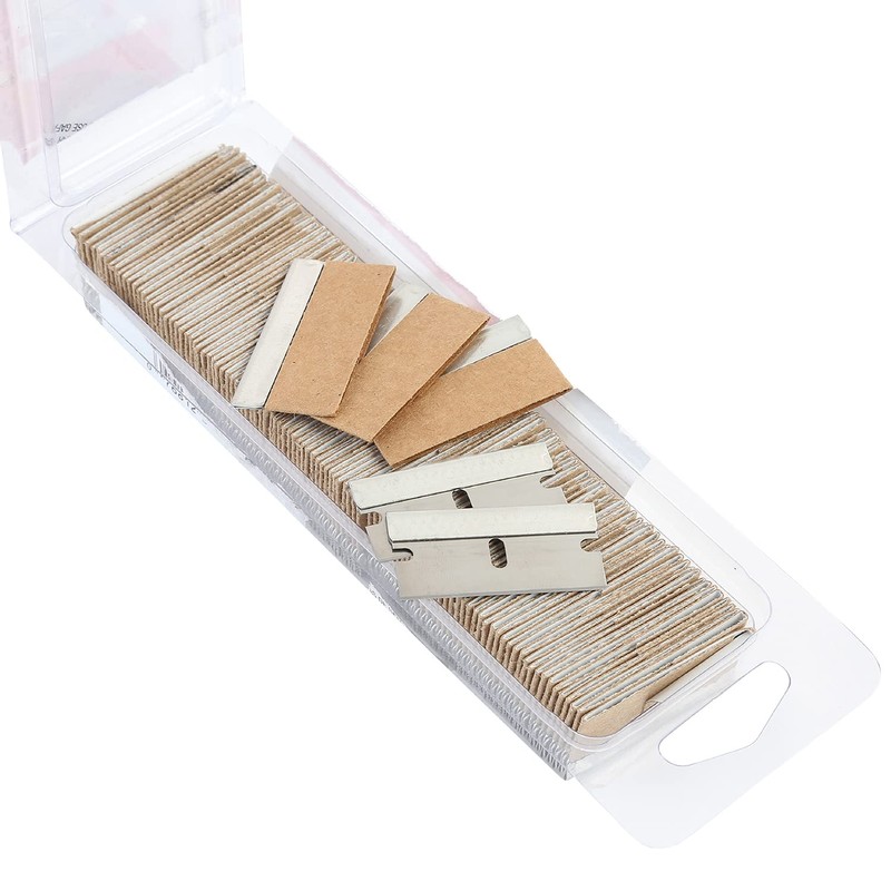 OEMTOOLS 25181 Razor Blades, 100 Pack Utility Knife Blades Refills,