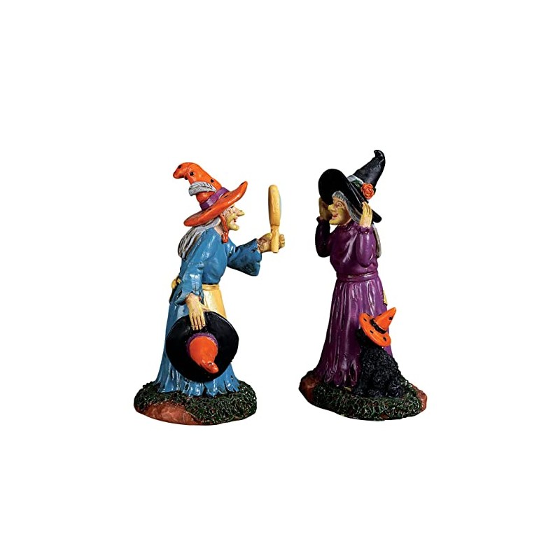 Lemax Spooky Town Collection Black Cat Millinery, juego de 2#72490