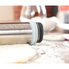 Rosenstein & Söhne Non-stick dough rollers: set of 2, height-adjustable