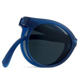 Cyxus Children's Sunglasses Foldable Fashion Polarised Sunglasses UV 400 for Driving Fishing Travel 6022, blue