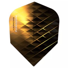Harrows Prime Paragon Gold Standard Dart Flights - Standard, 100 Micron, Extra Strong