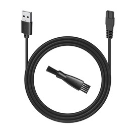 BESTBOMG Hair Clippers Charger for BESTBOMG Hair Clippers Charger Cord, 3.3ft Power Cord, 1 Cleaning Brush, Barber Accessories