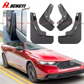 MAG FOR 2023-2025 Honda Accord 4Pcs/set Front Rear Black Splash Guards Mud Flaps
