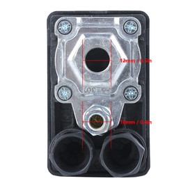 Garosa 72.5~175psi Air Compressor Pressure Control Switch, G1/4" Single Hole 220V For Air Compressor Pump Control Valve
