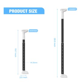 Window Locks for up and Down Windows（Black）for Cabin Window Privacy and Security-Adjustable18 to 30 in, Security Bars for Windows-Window Locks-Window Safety Bars-Window Lock bar