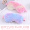 SYEYCW Set of 7 Sleeping Masks Set, Plush Children's Sleep