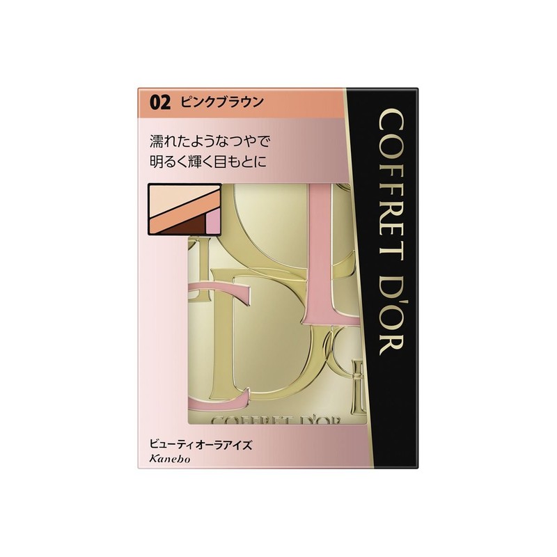 COFFRET D'OR Eyeshadow Beauty Aura Eyes 02, Pink Brown