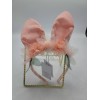 Meri Meri Headband Bunny Rabbit Ears Easter Checkered Gingham Party