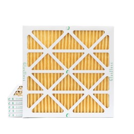 Glasfloss ZL 12x12x1 MERV 11 (FPR 7) AC Furnace Pleated Air Filters. Box of 6. Actual Size: 11-1/2 x 11-1/2 x 7/8