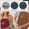 [Meltryllis] アウトドア エプロン メンズ キャンプ 作業 DIY 職人 シェフ ワークエプロン