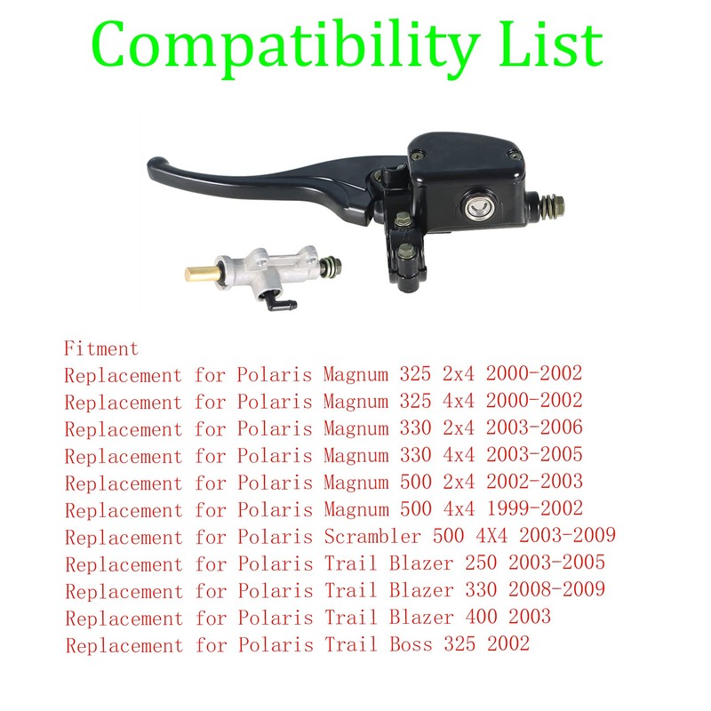 marddpair Front Left and Rear Brake Master Cylinder Replacement for