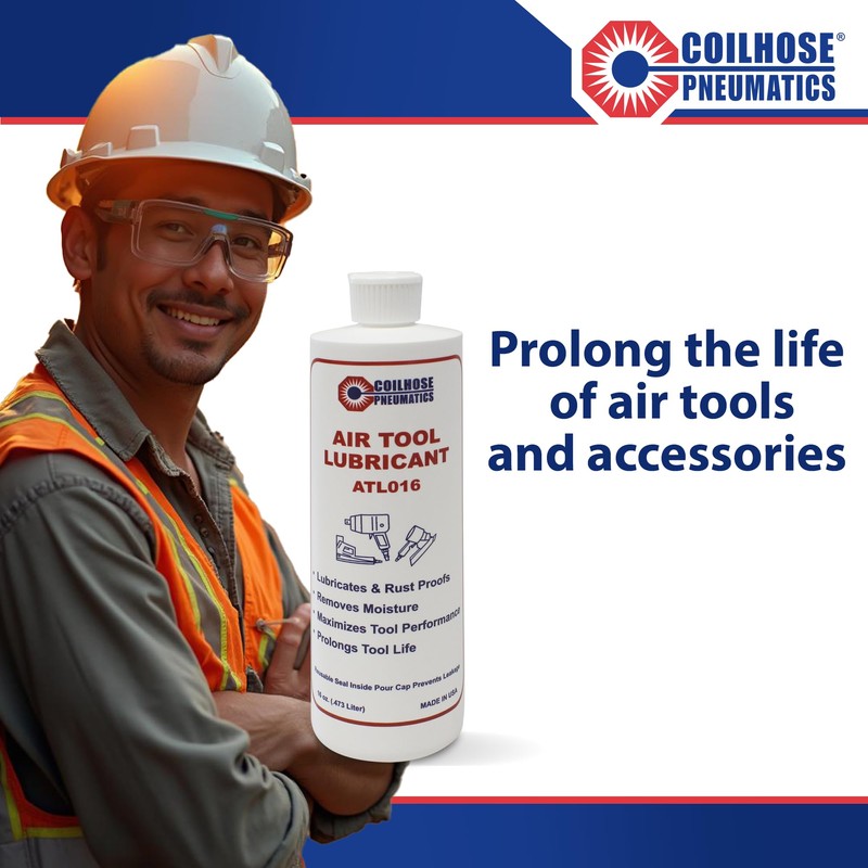Coilhose Pneumatics ATL016 Air Tool Lubricant, 16-Ounce Bottle