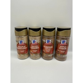 McCormick Fall Finishing Sugar Set Salted Caramel, Maple, Apple Cider, Pumpkin