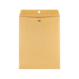 Staples Clasp Kraft Envelopes 11-1/2-Inch X 14-1/2-Inch Brown 100/Box