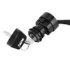 Keenso ATV Ignition Lock, 2 Pin Ignition Key Switch Motorcycle