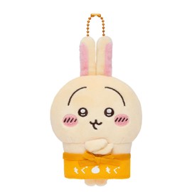 Chiikawa Mogumogu Honpo Clerk Mascot Plush Rabbit
